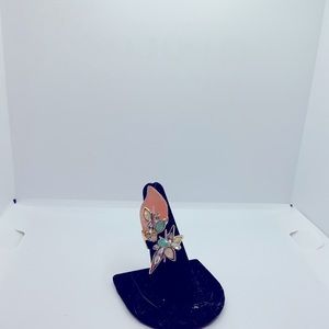 Alexis Bittar floral lucite ring